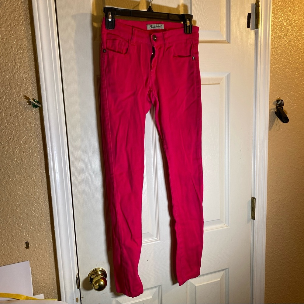 Emperial Premium Jeans Women Juniors (unknown Size) Low Rise Skinny Denim Skate